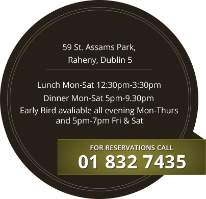 Restaurant address and opening hours